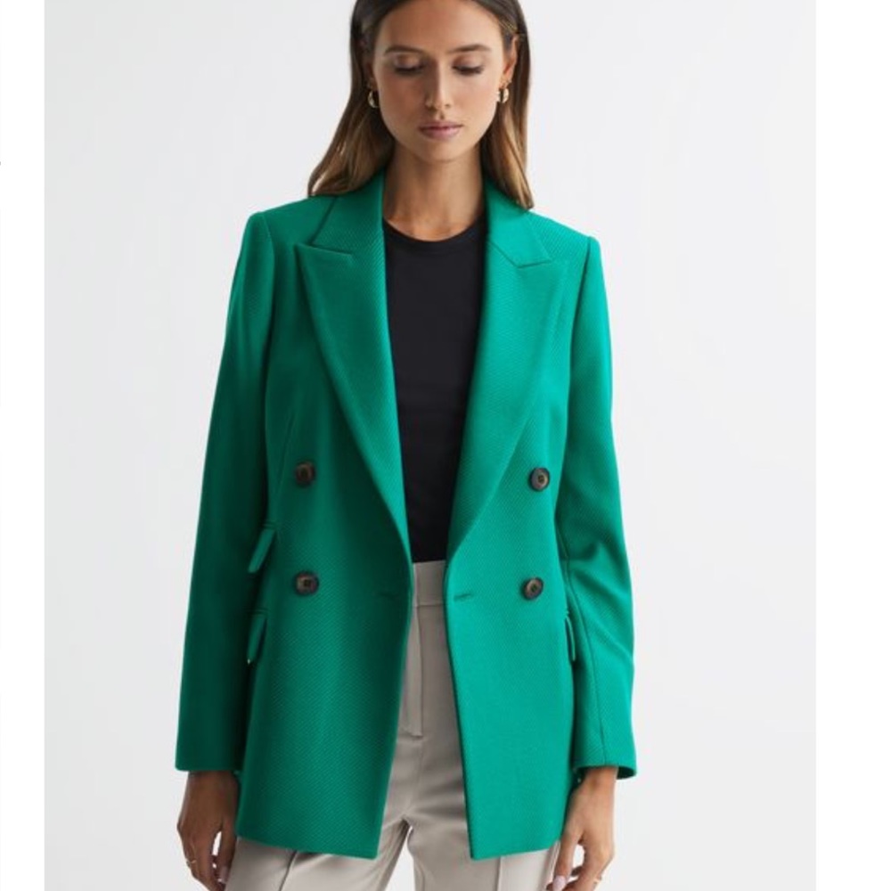 Reiss green Logan blazer